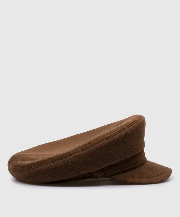 Borsalino Berretto Brest marrone in lana B45079D0053