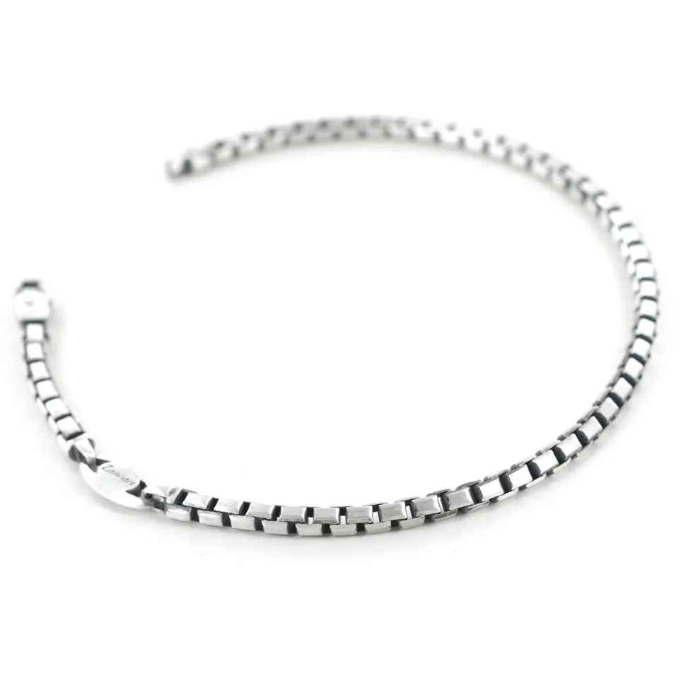 Bracciale Zancan da uomo in argento satinato EXB754-V