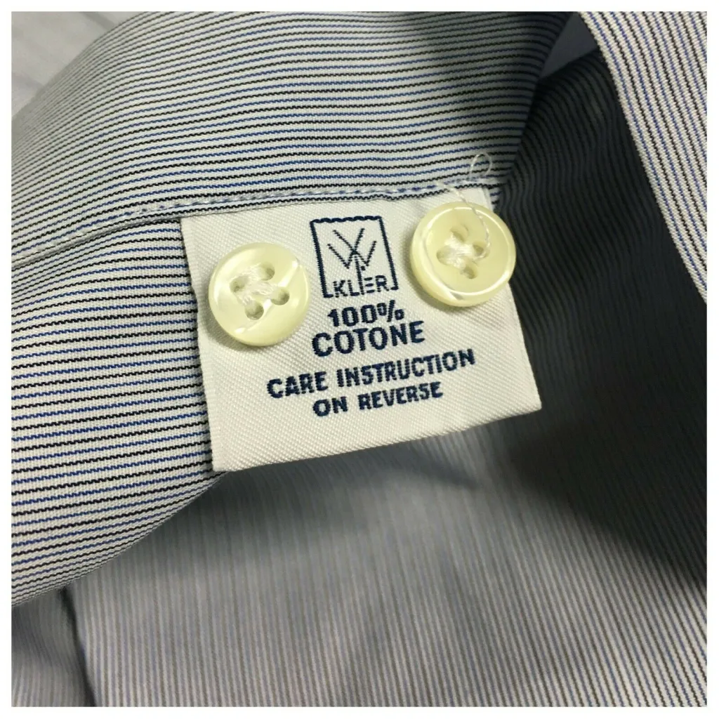 BRANCACCIO camicia uomo manica lunga righe azzurro/nero mod LUKE ABN0601