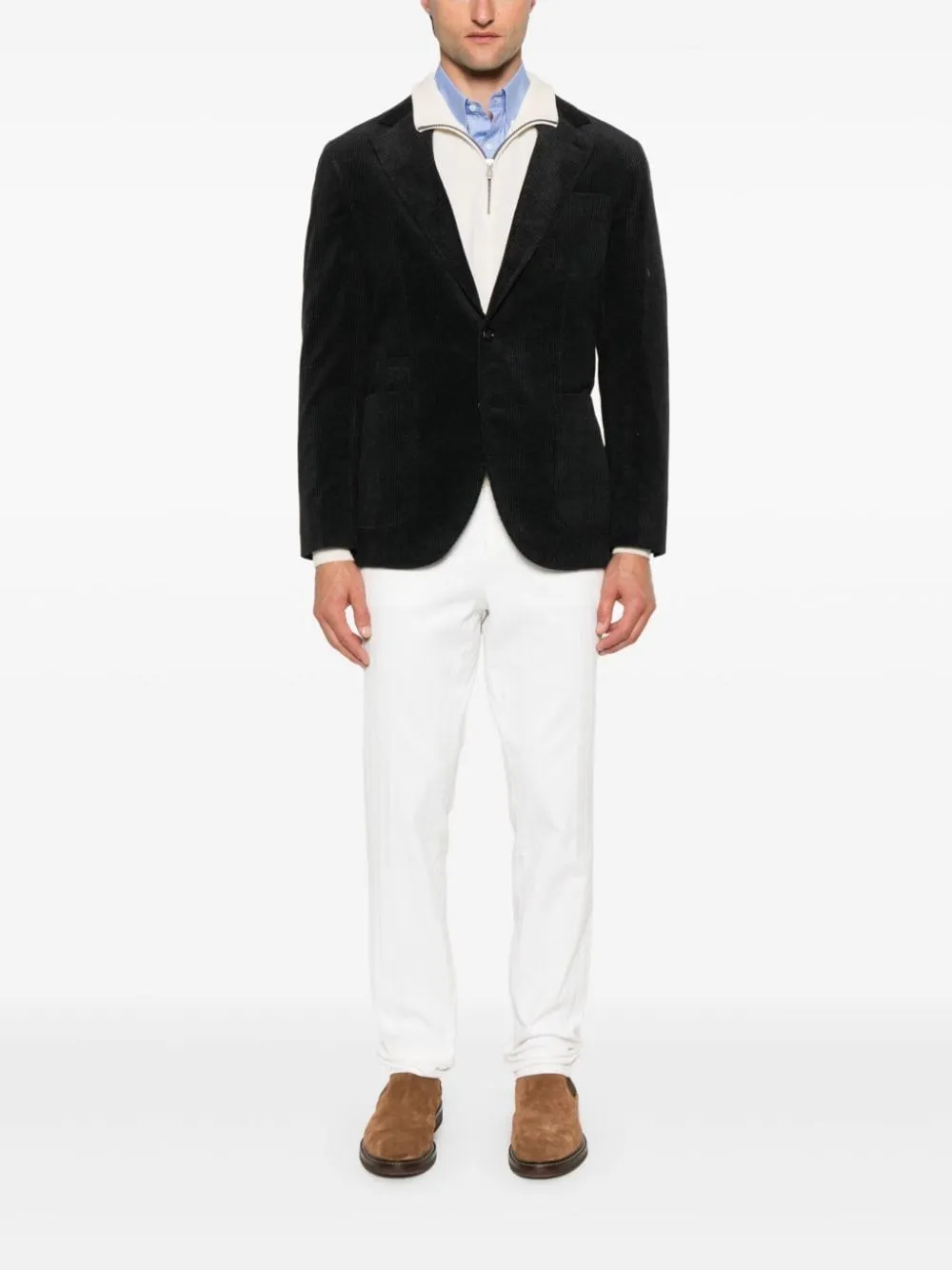 Brunello Cucinelli-Blazer a coste