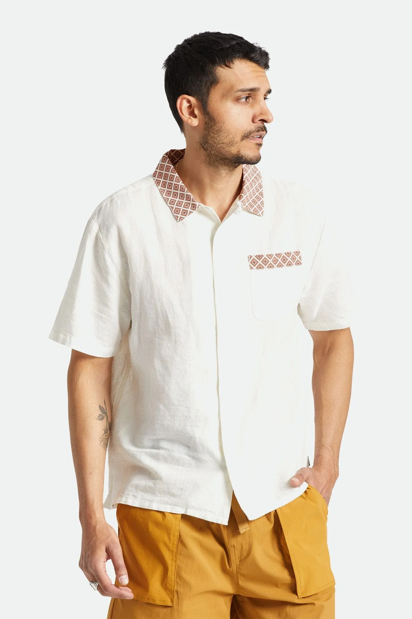 BUNKER S/S WVN - OFF WHITE