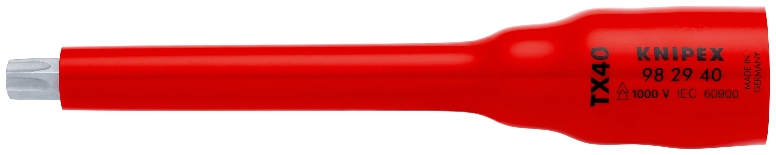Bussola Bussola standard Knipex 98 29 40, 3/8poll 3/8 poll., lunghezza 123 mm, Acciaio al cromo