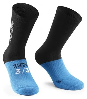 Calzini Assos Ultraz Winter EVO Nero / Blu