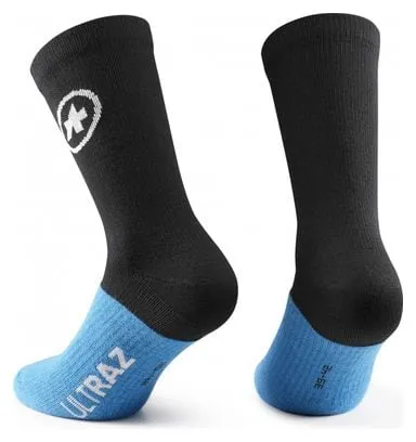 Calzini Assos Ultraz Winter EVO Nero / Blu