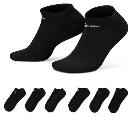 Calzini unisex Nike Everyday Cushioned (x6) Nero