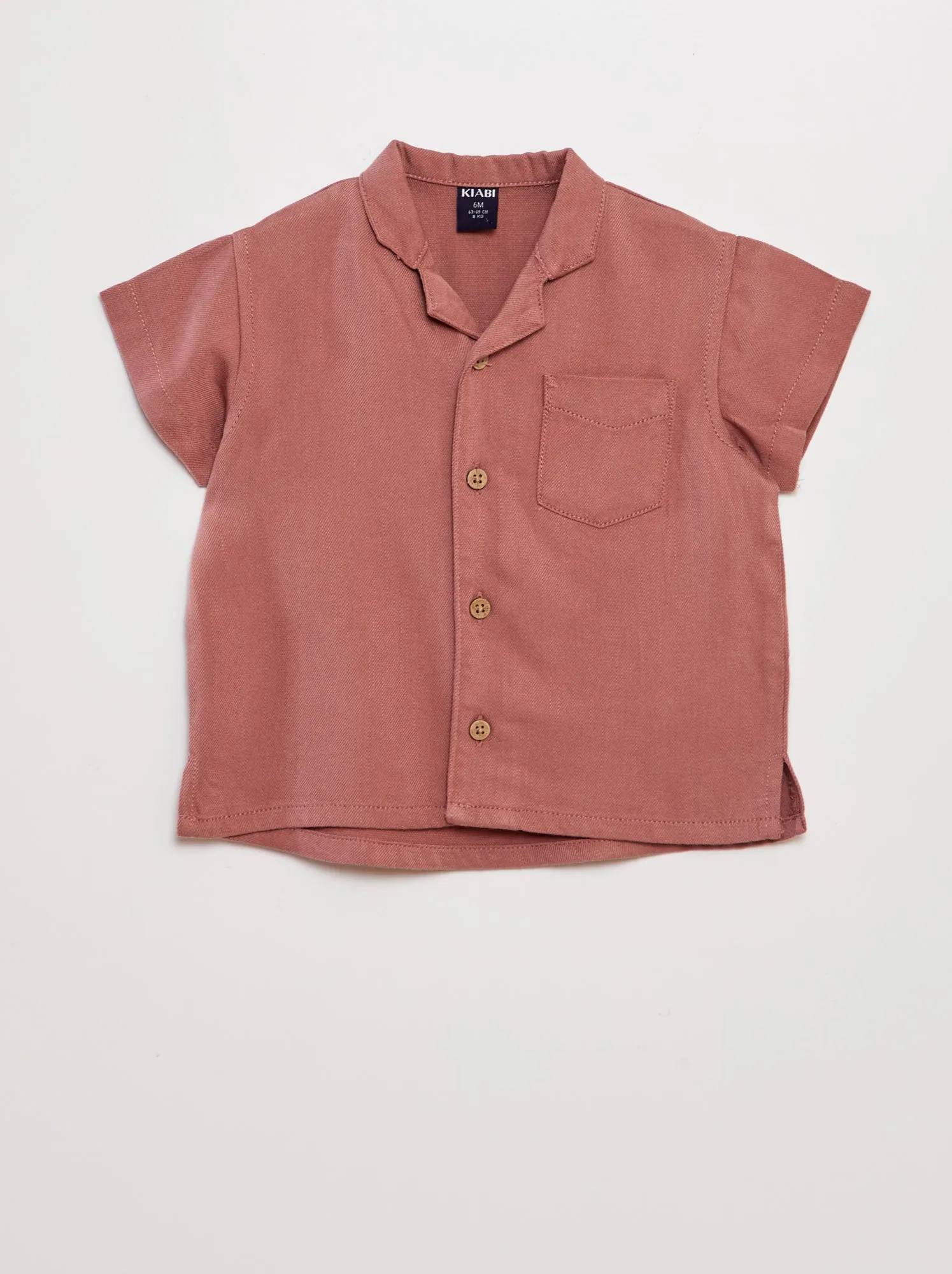 Camicia a maniche corte - MARRONE