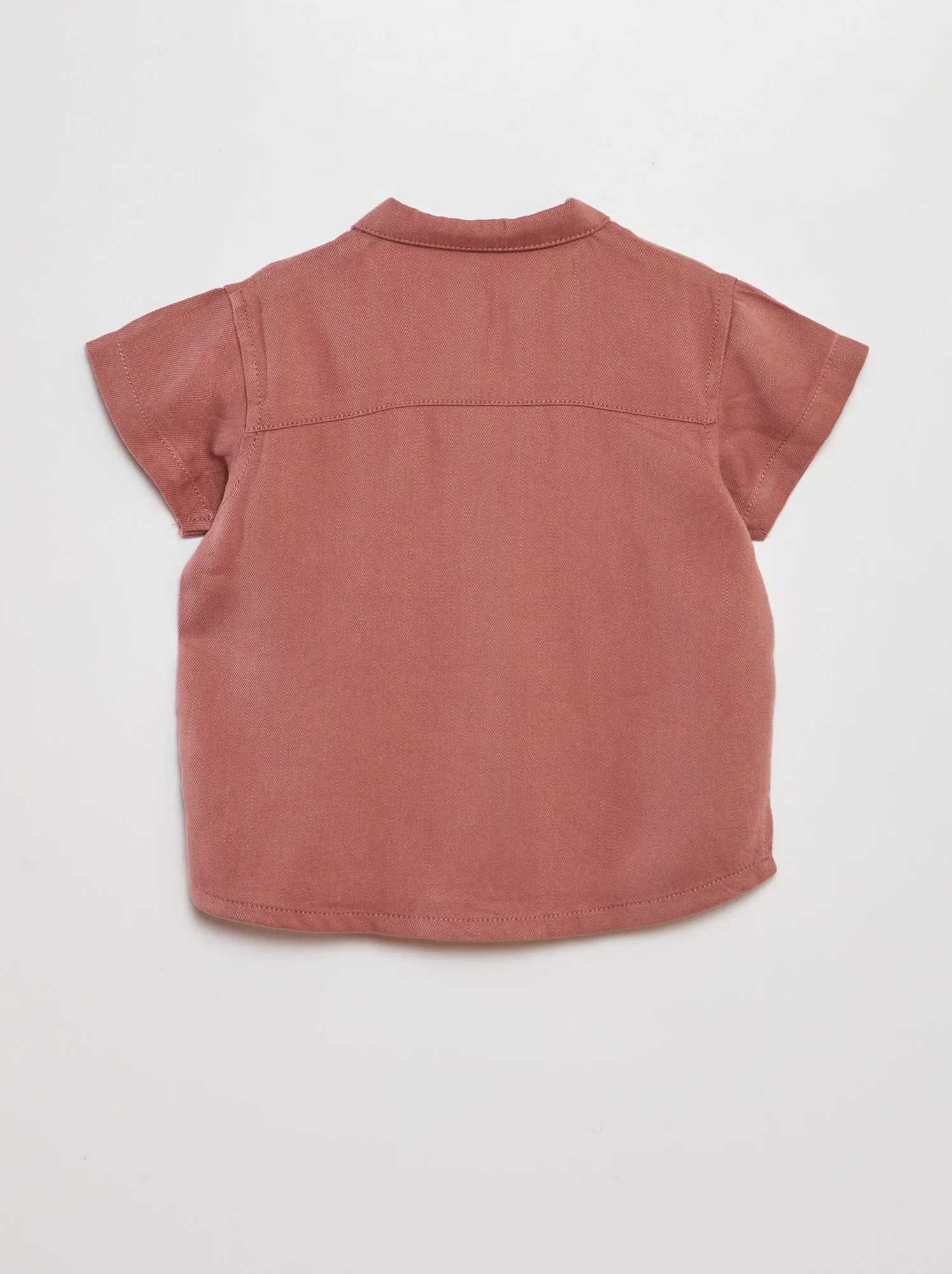 Camicia a maniche corte - MARRONE