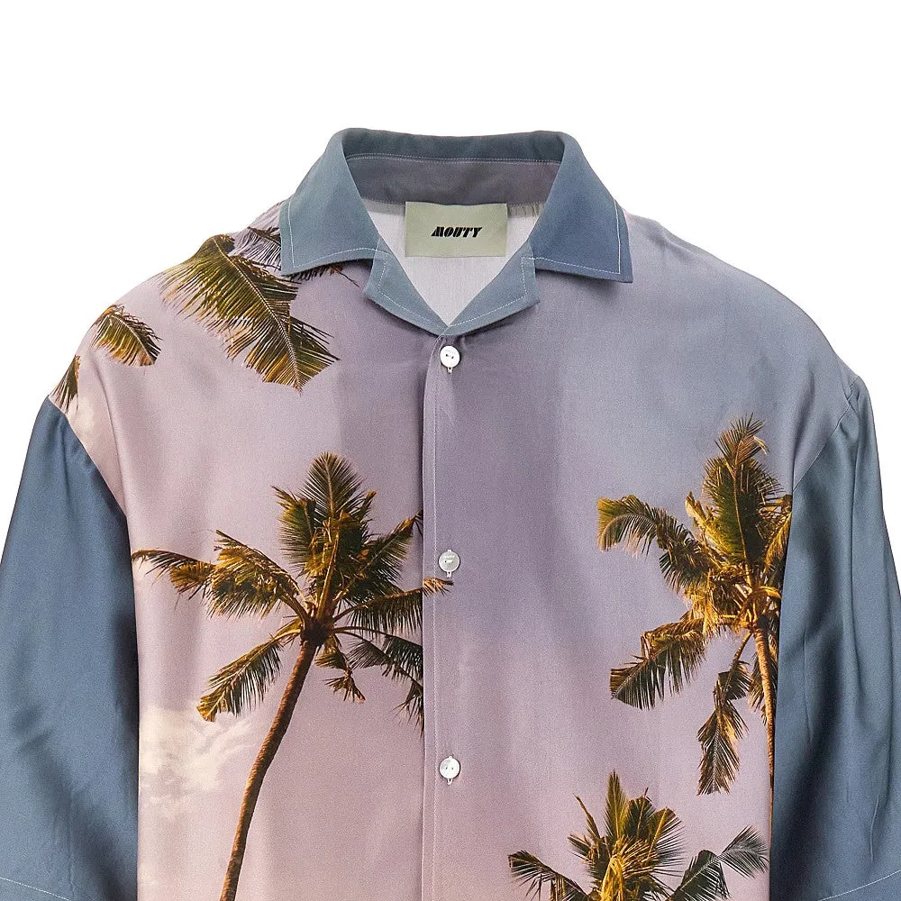Camicia 'Axel' in viscosa stampata