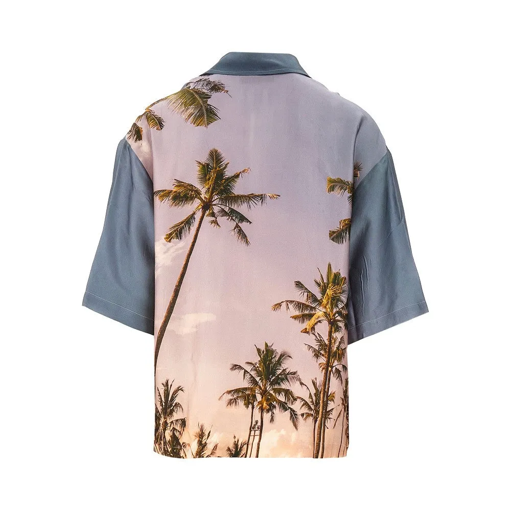 Camicia 'Axel' in viscosa stampata