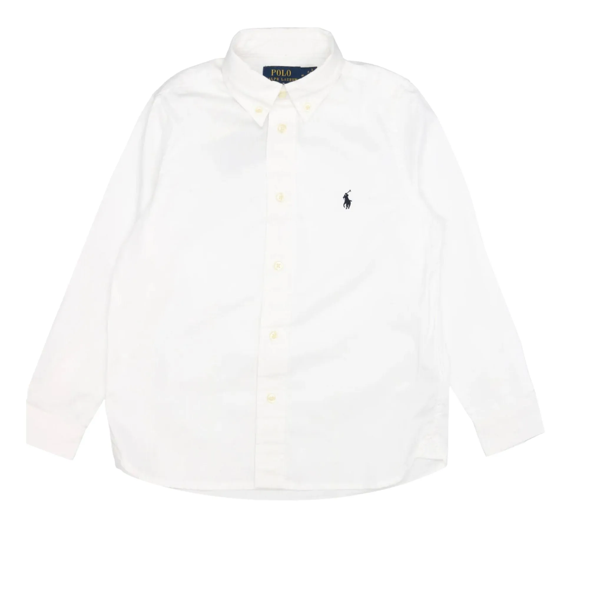 Camicia bianca da bambino in cotone oxford