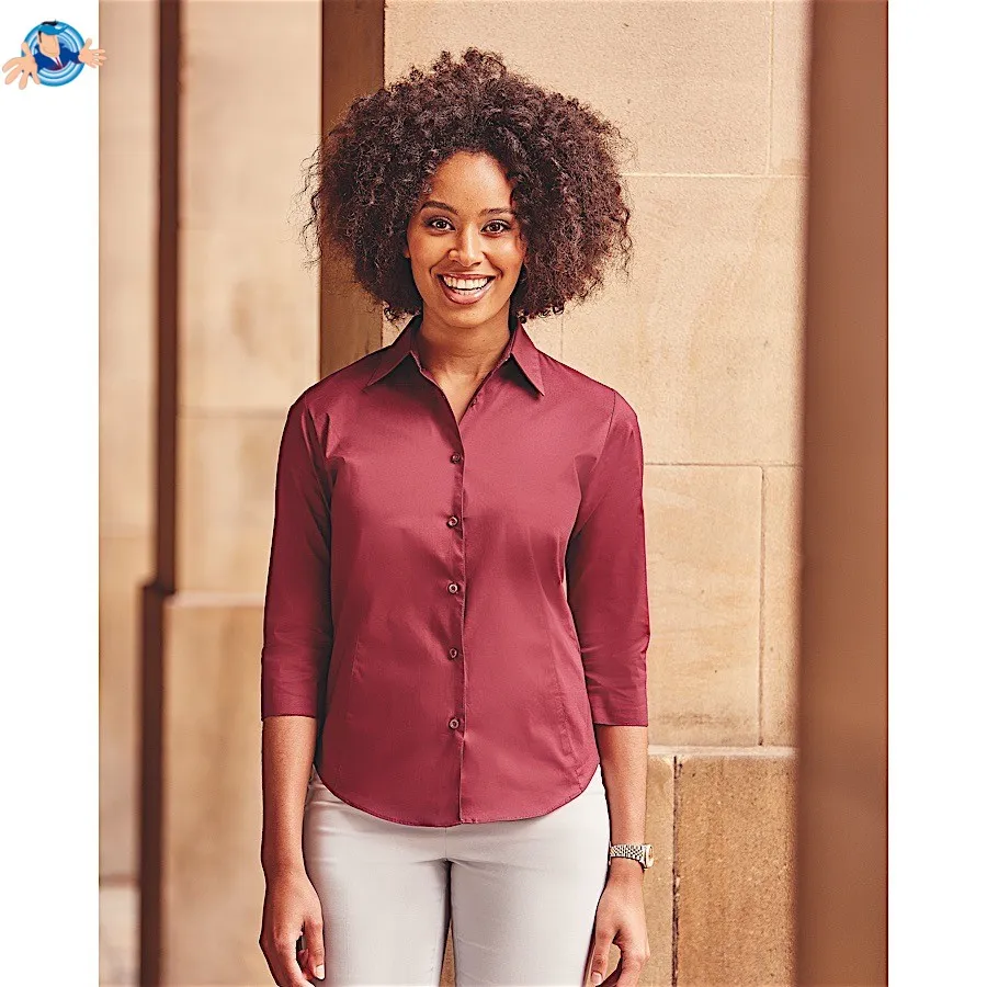 Camicia da sartoria maniche a 3/4 | personalizzabile con il tuo logo
