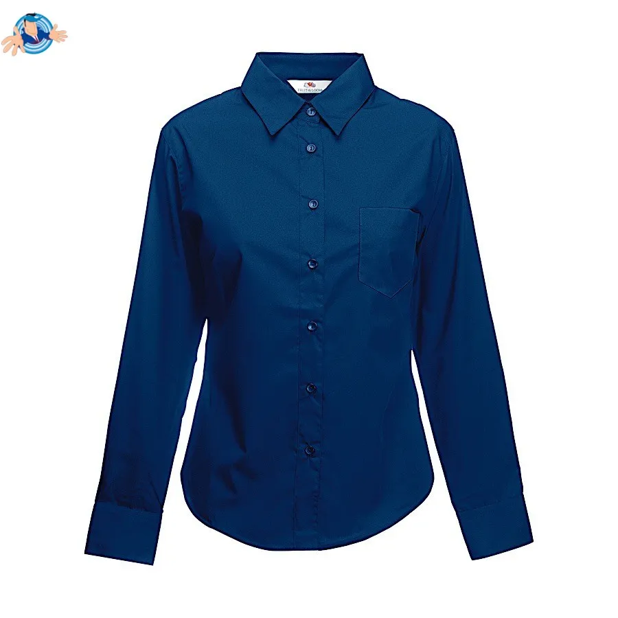 Camicia donna maniche lunghe | personalizzabile con il tuo logo