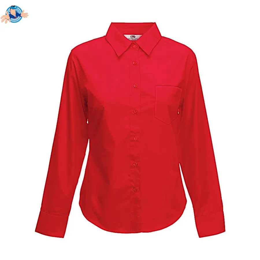 Camicia donna maniche lunghe | personalizzabile con il tuo logo