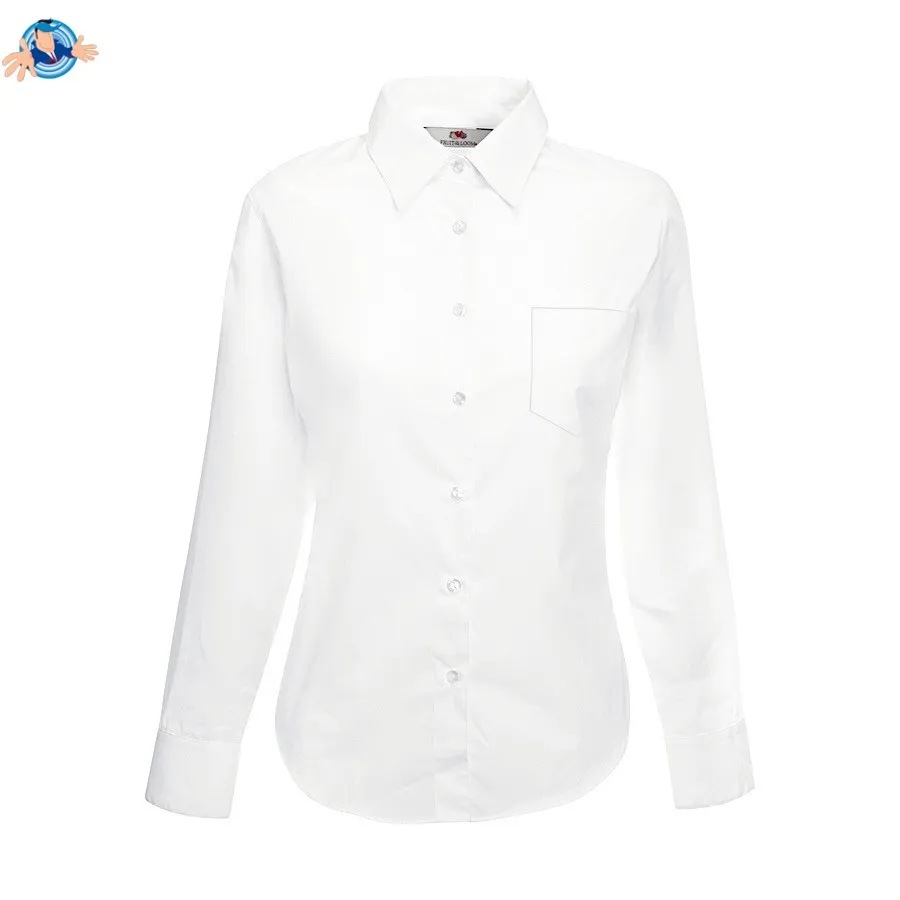 Camicia donna maniche lunghe | personalizzabile con il tuo logo