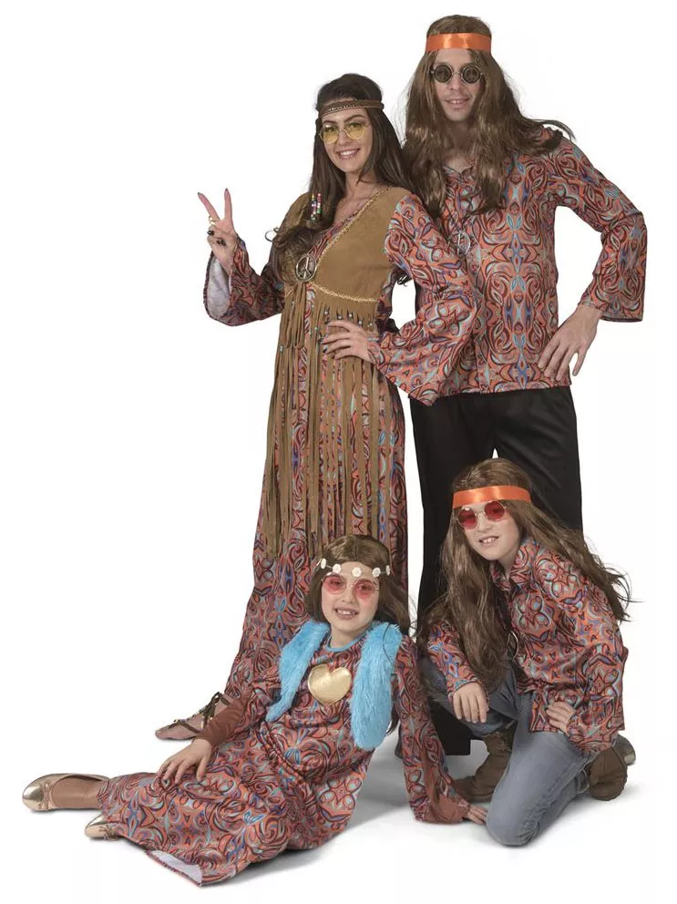 Camicia hippie Costume da ragazzo Marvin