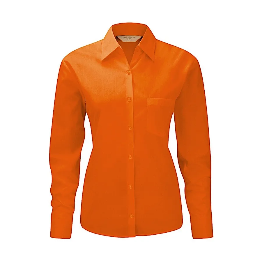 Camicia popeline maniche lunghe | personalizzabile con il tuo logo