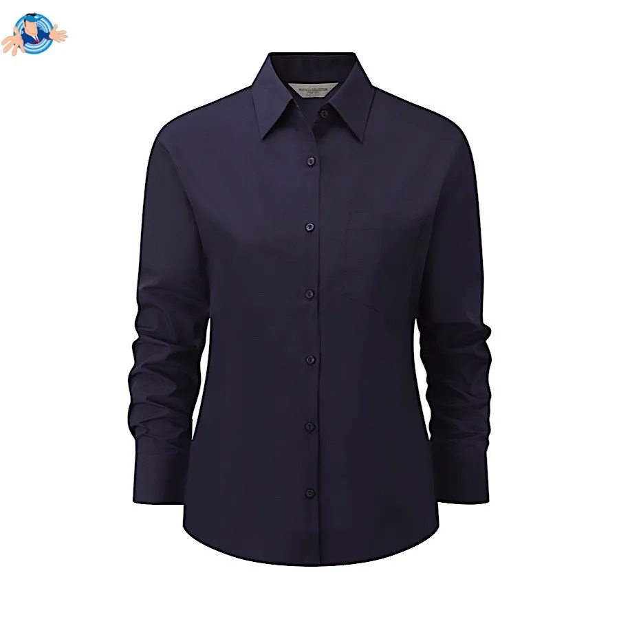 Camicia popeline maniche lunghe | personalizzabile con il tuo logo