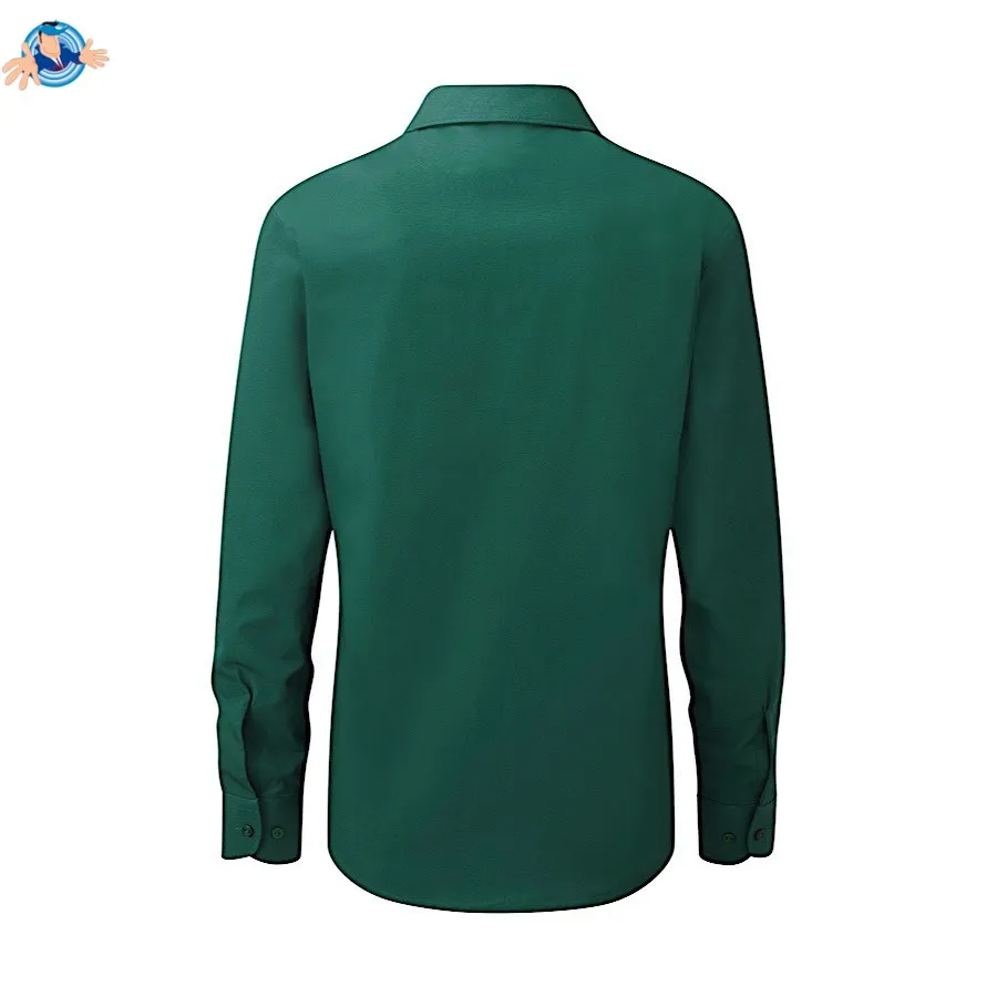 Camicia popeline maniche lunghe | personalizzabile con il tuo logo