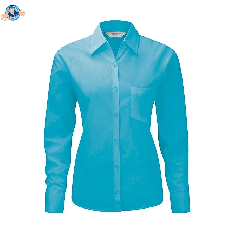 Camicia popeline maniche lunghe | personalizzabile con il tuo logo