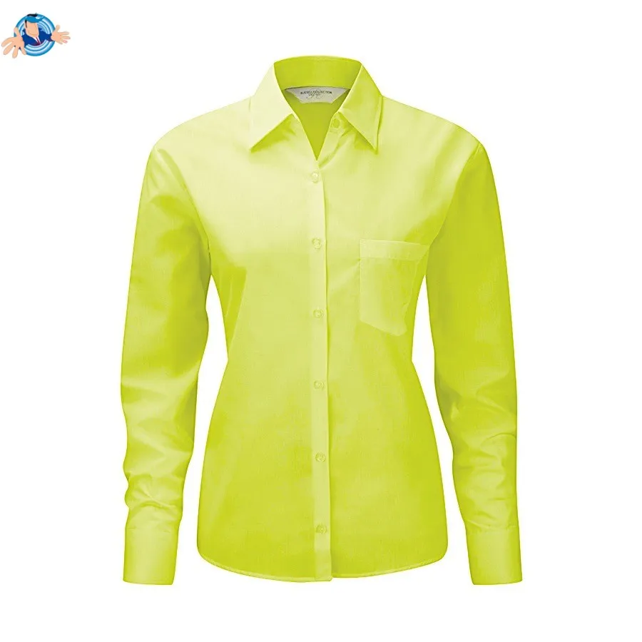 Camicia popeline maniche lunghe | personalizzabile con il tuo logo