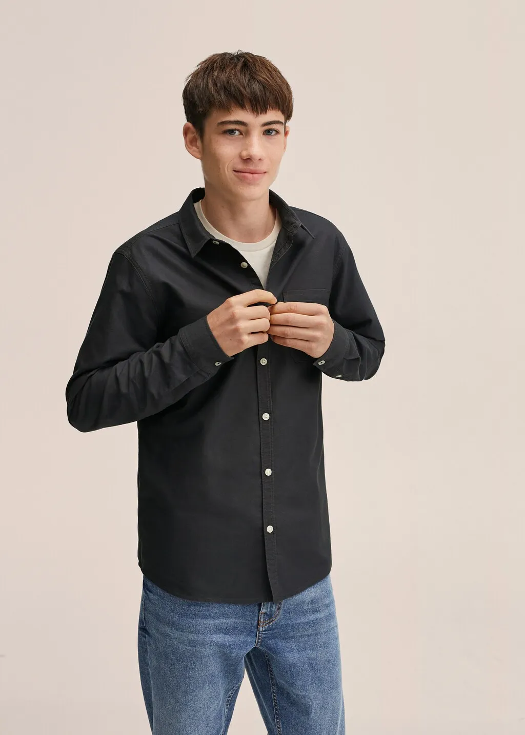 Camicia regular fit cotone
