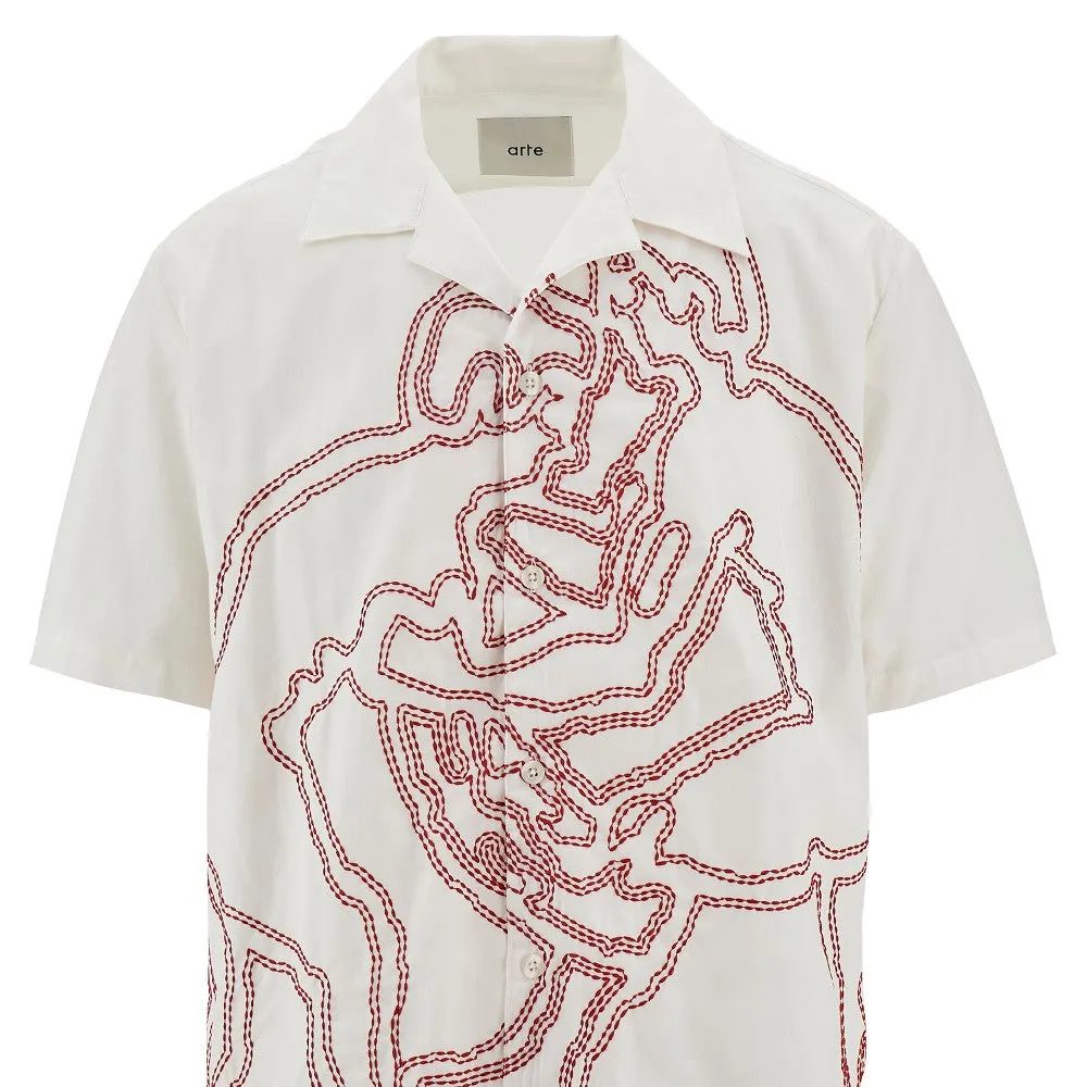 Camicia ricamata 'Scottie Fighter'