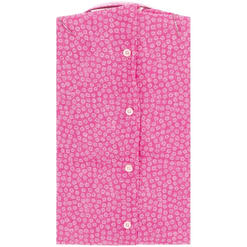 Camicia Simo rosa in lino e cotone 