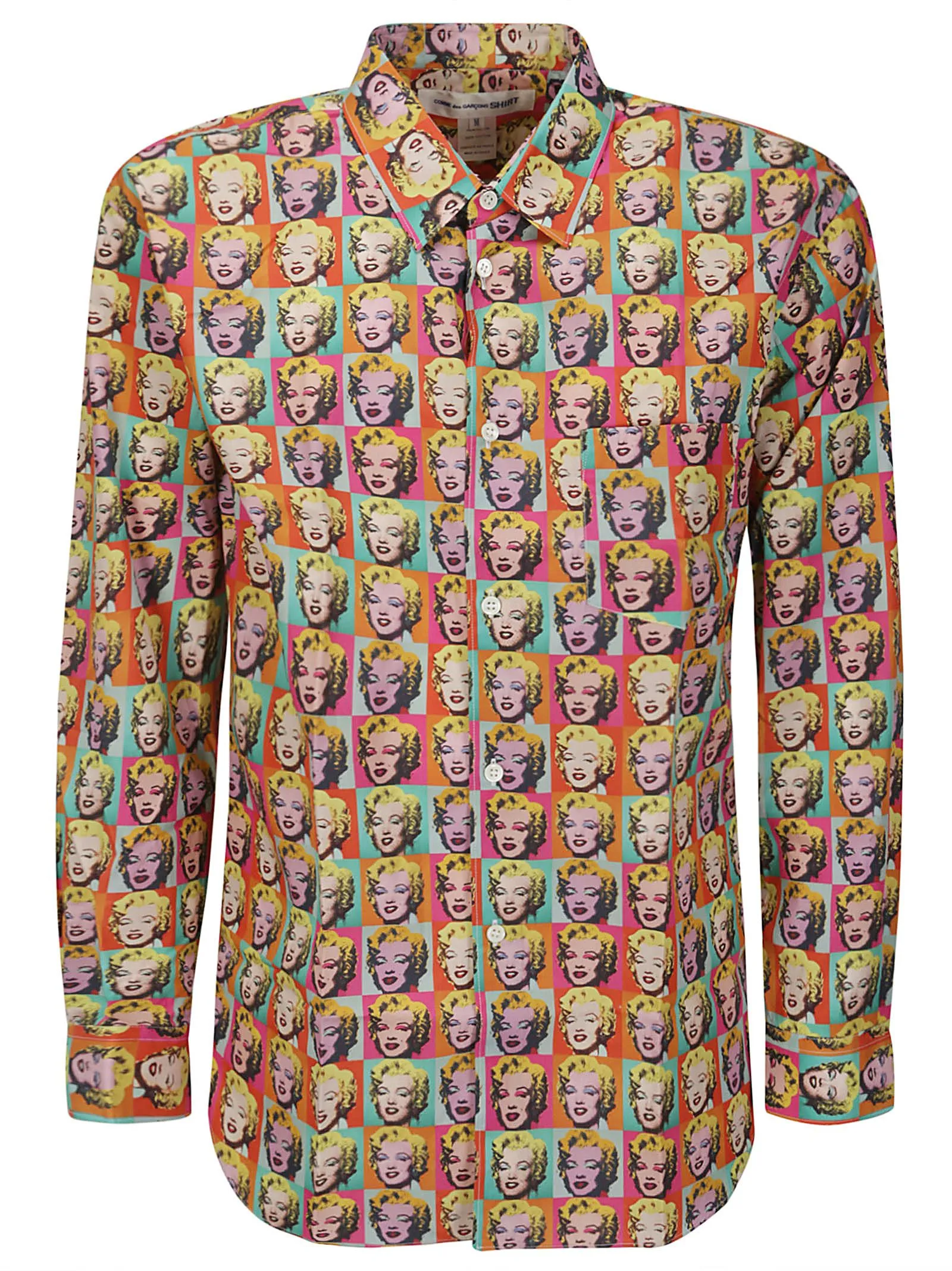 Camicia stampata - Cotton Printed Poplin With Full Print C Andy Warho
