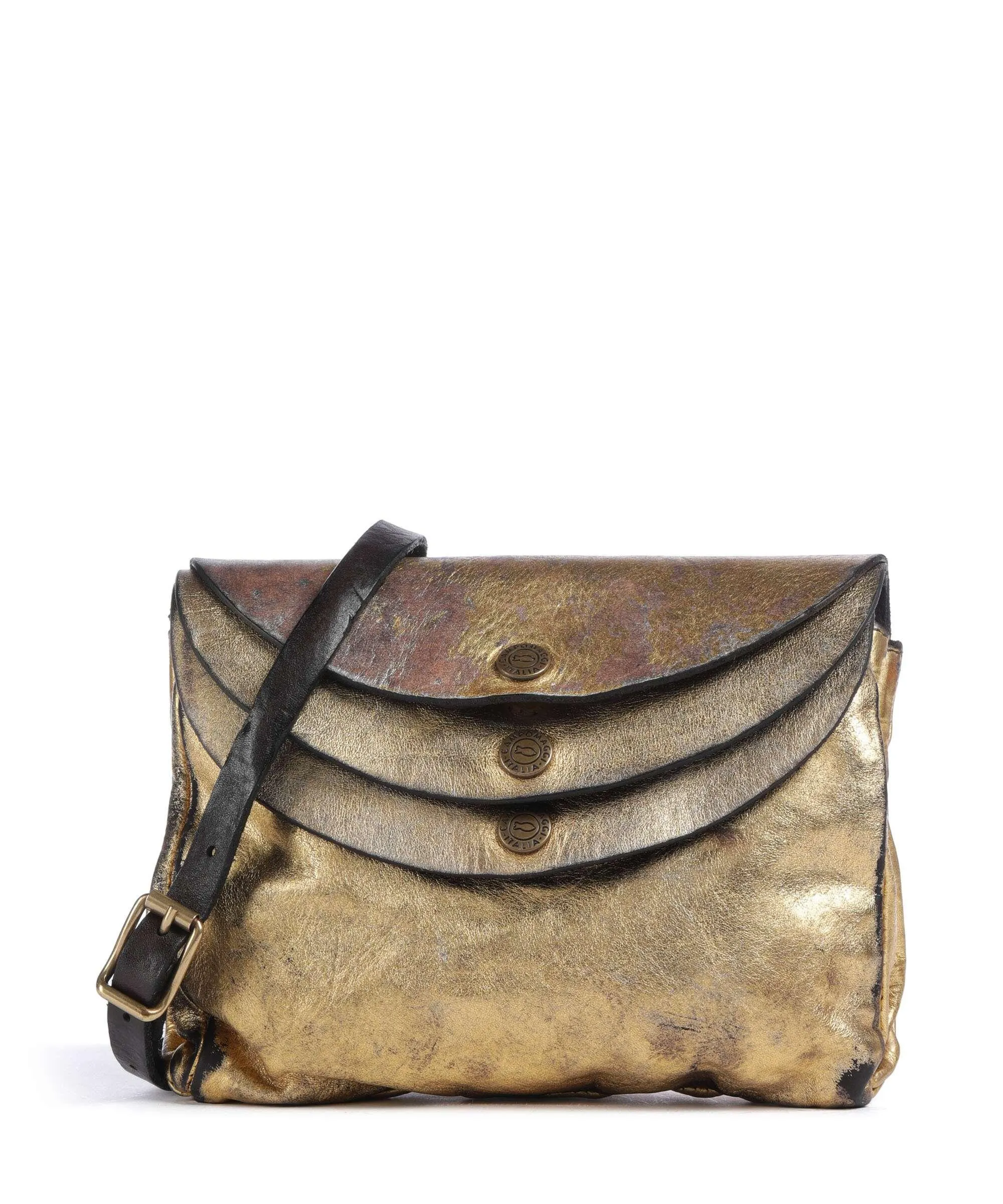  Campomaggi Borsa a tracolla pelle bovina oro  
