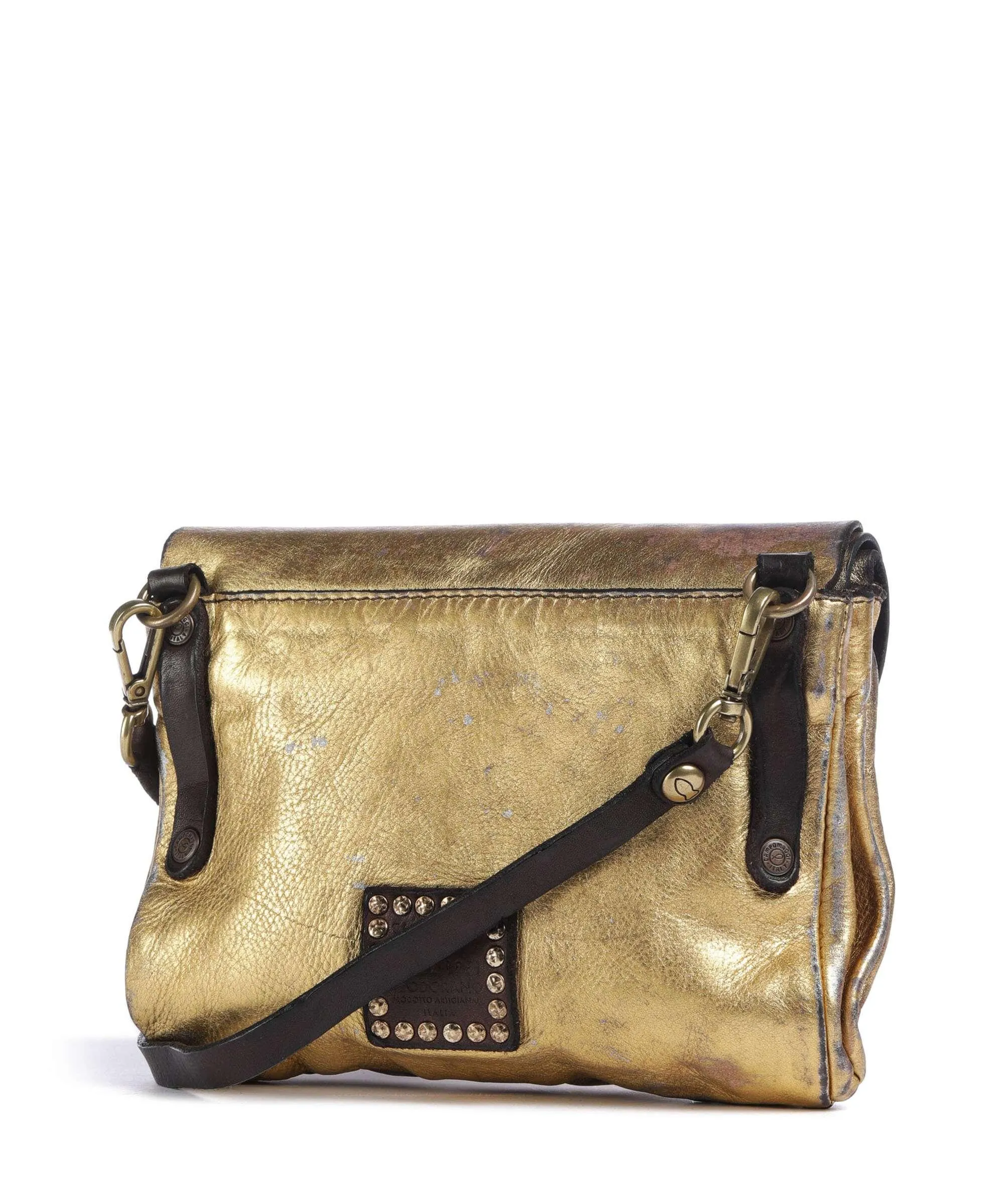  Campomaggi Borsa a tracolla pelle bovina oro  