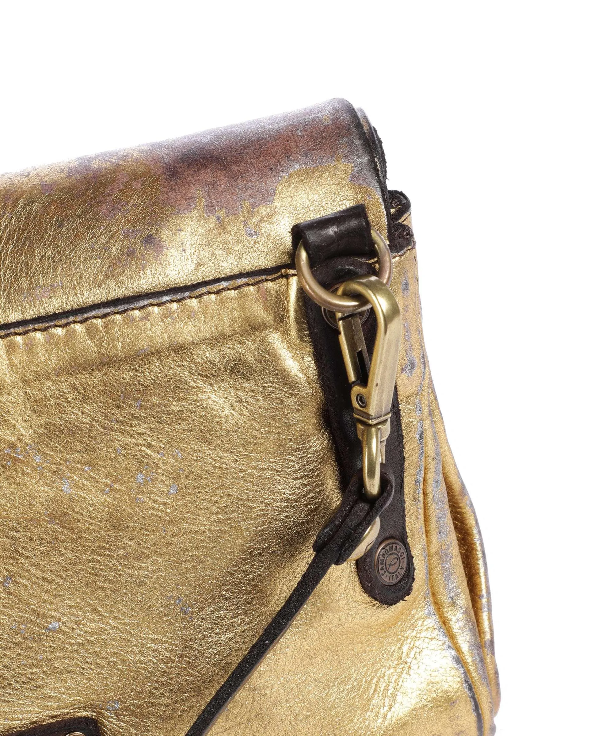  Campomaggi Borsa a tracolla pelle bovina oro  