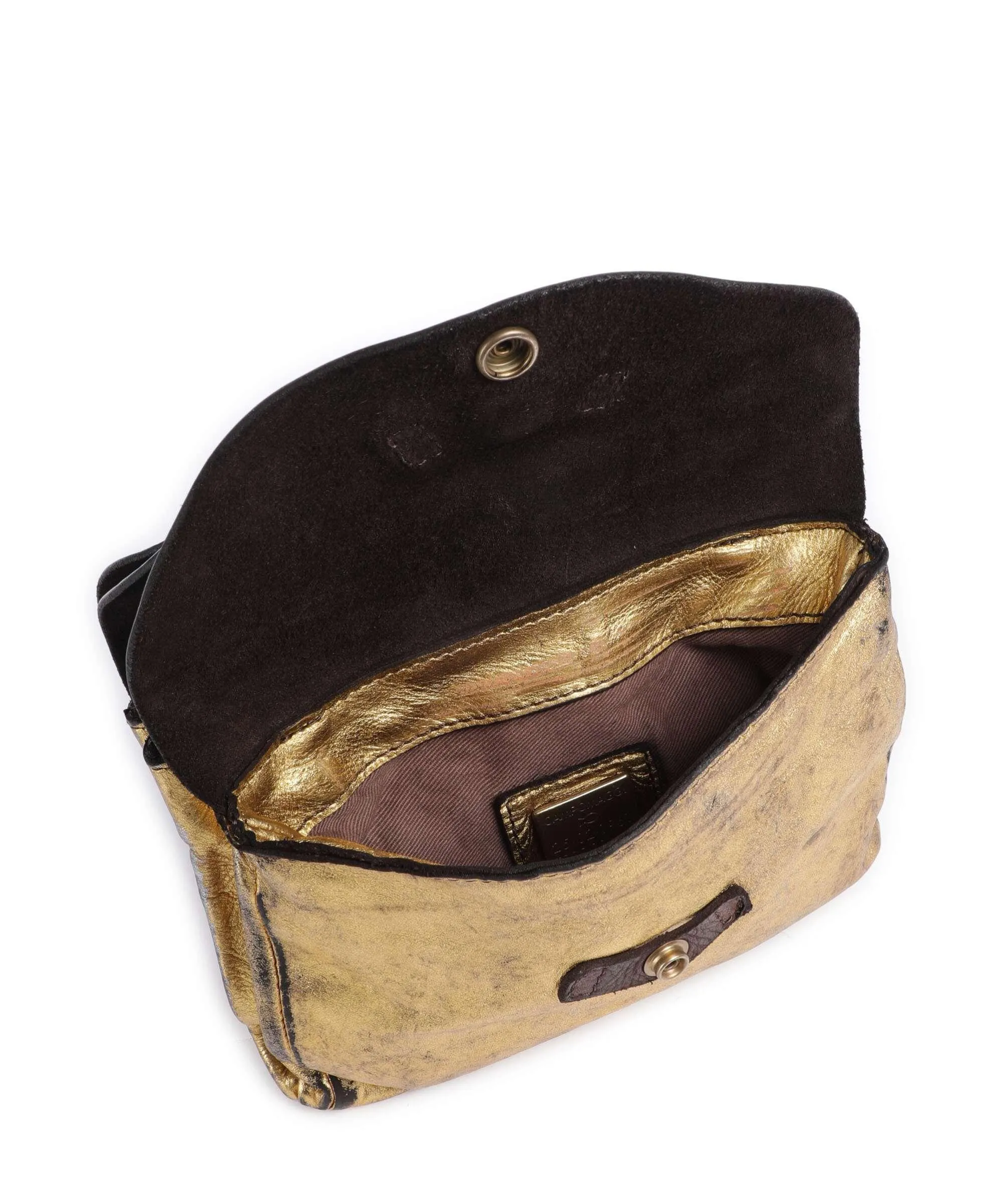  Campomaggi Borsa a tracolla pelle bovina oro  