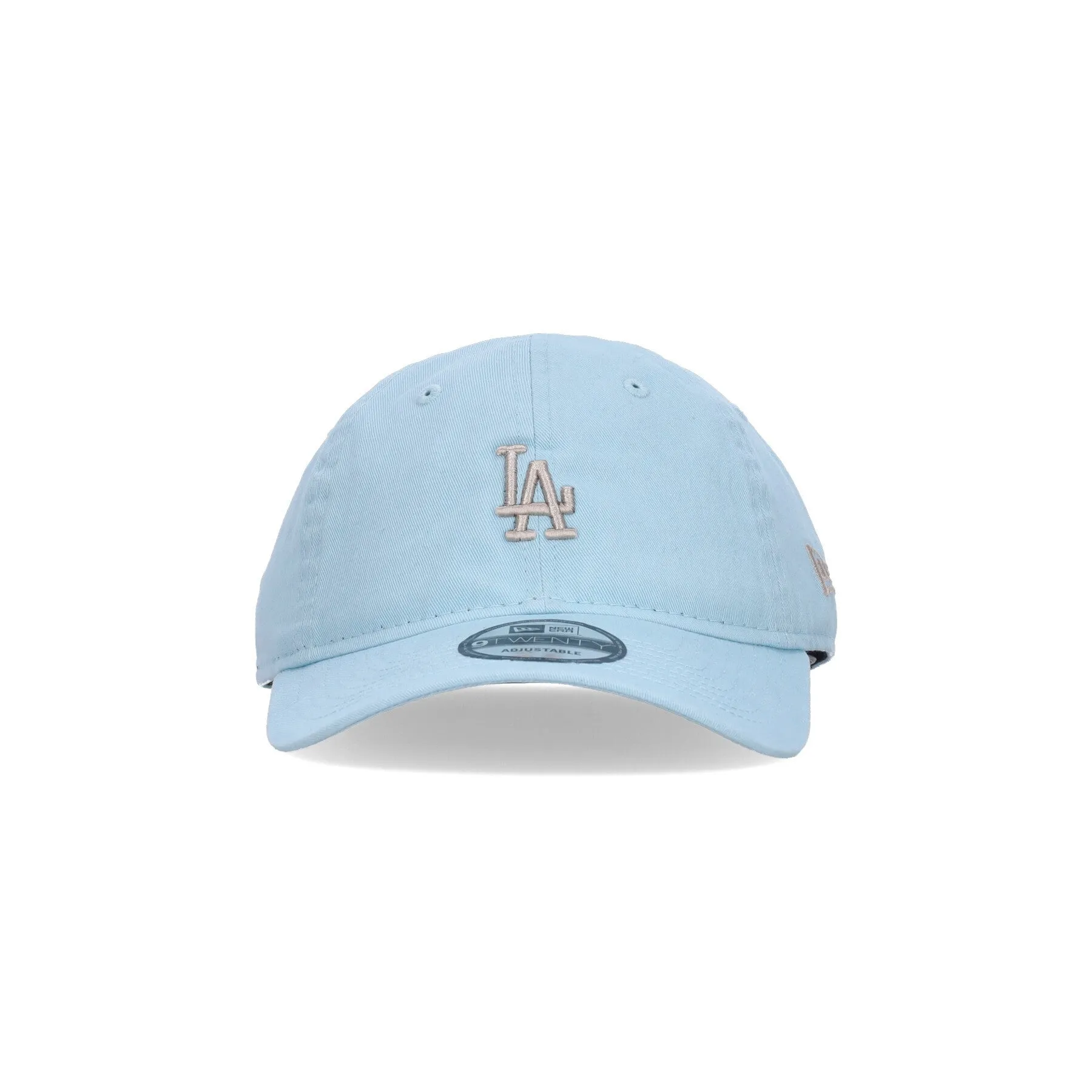 Cappellino Visiera Curva Uomo Mlb Mini Logo 920 Losdod Chrome Blue/white