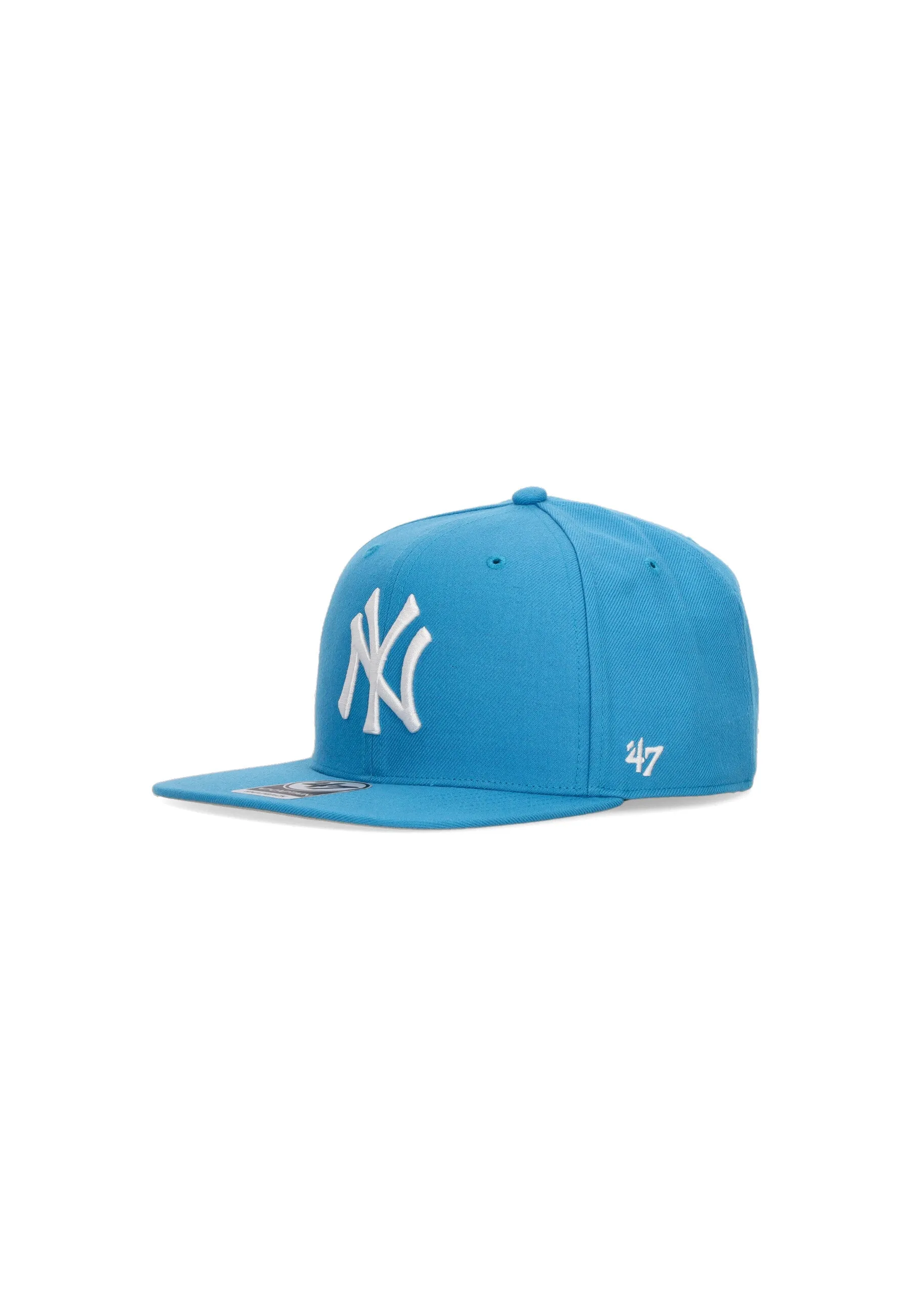 Cappellino Visiera Piatta Uomo Mlb Captain Sure Shot Neyyan Glacier Blue