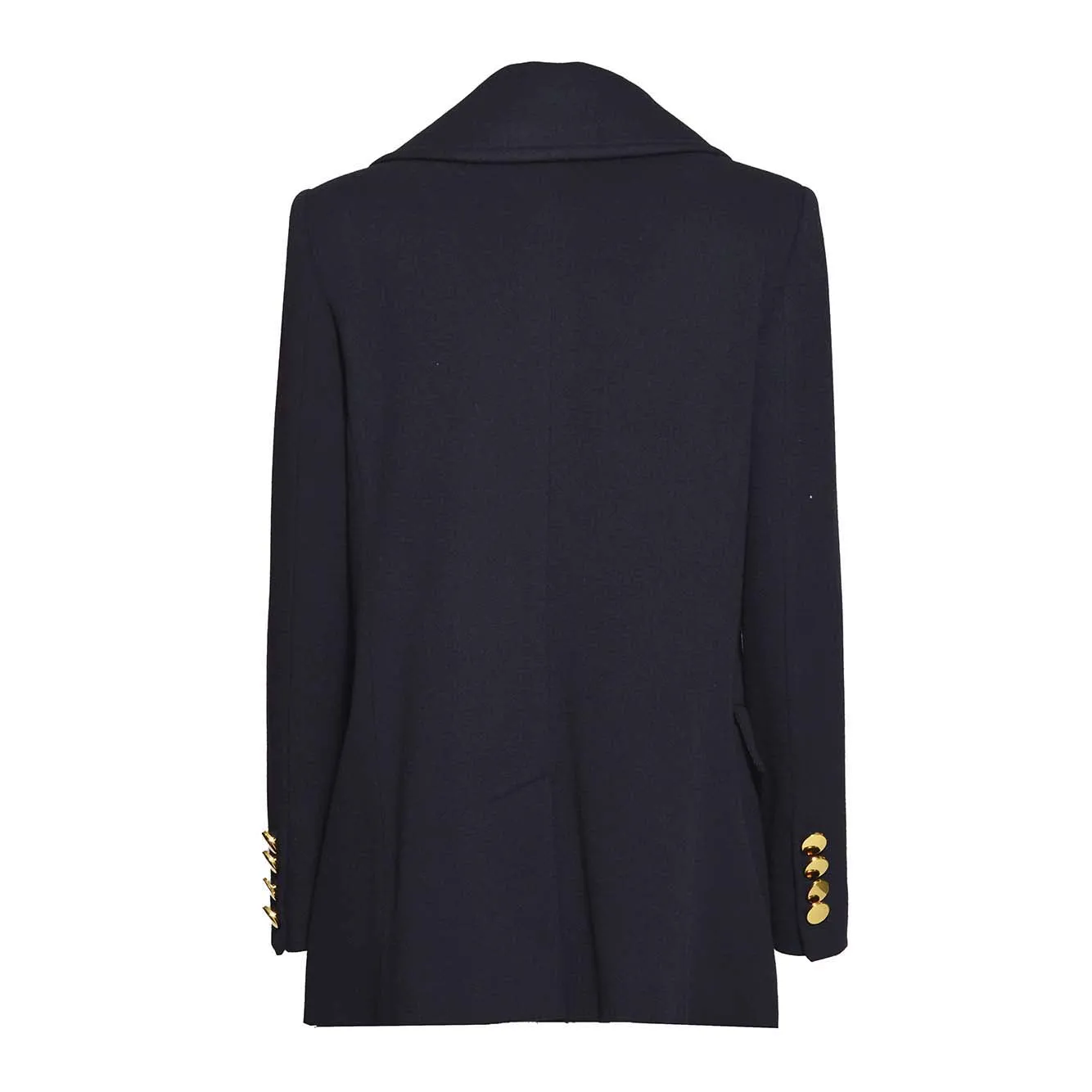 Cappotto Blanche in cashmere e lana blu Tagliatore