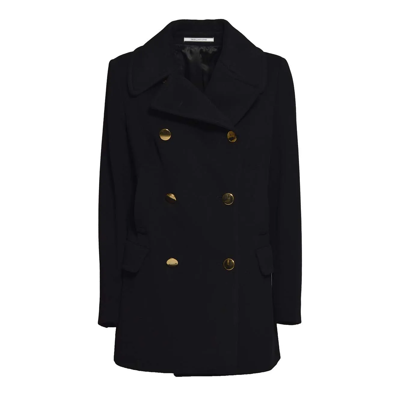 Cappotto Blanche in cashmere e lana nero Tagliatore