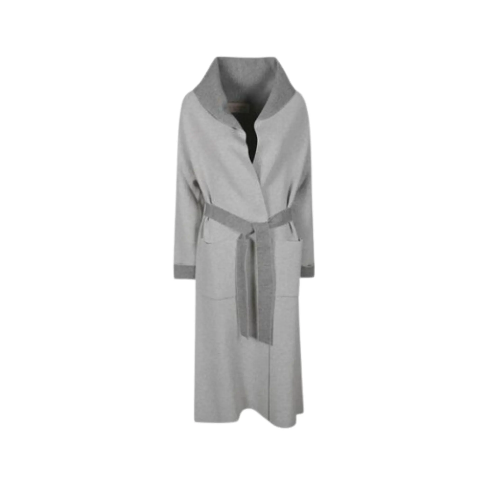Cappotto Donna lungo con cinta