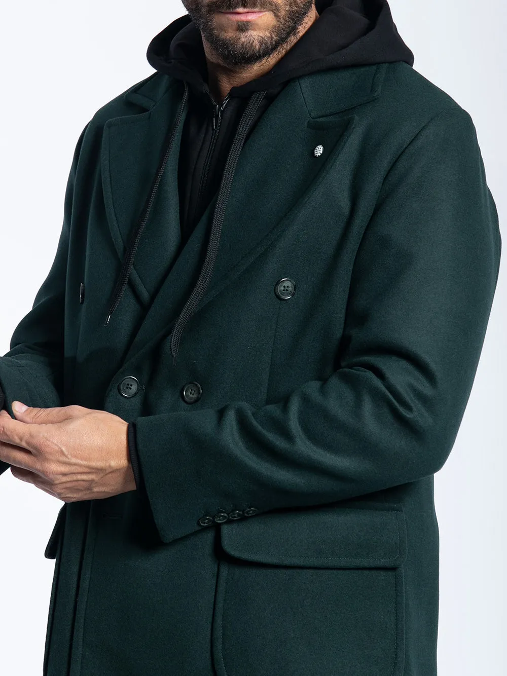 Cappotto Doppiopetto in lana