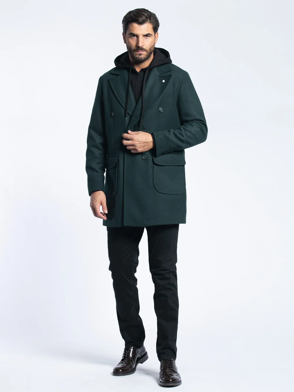 Cappotto Doppiopetto in lana