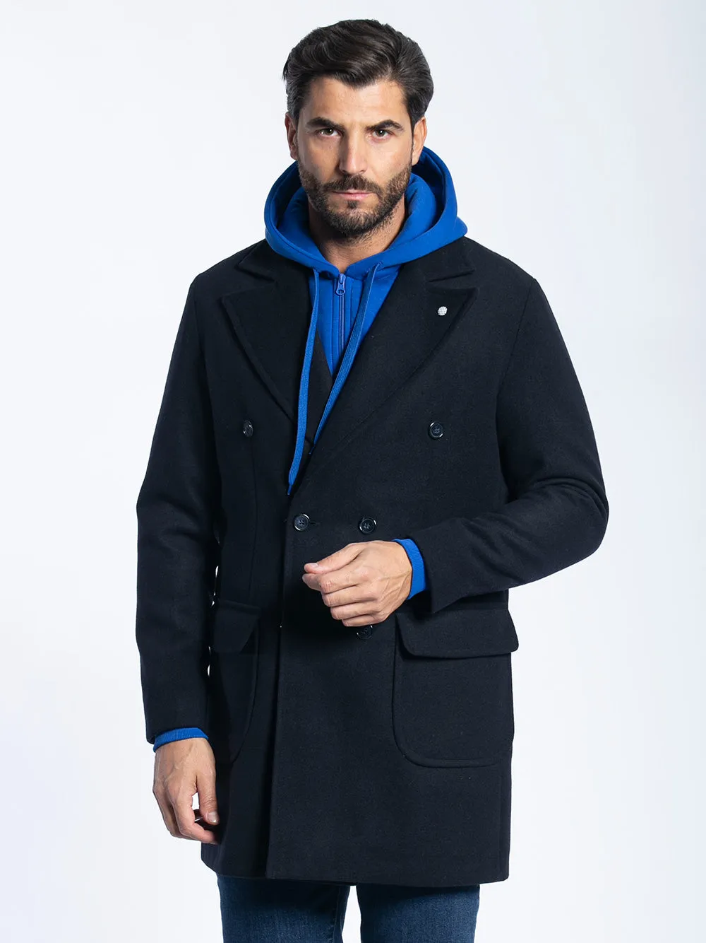 Cappotto Doppiopetto in lana