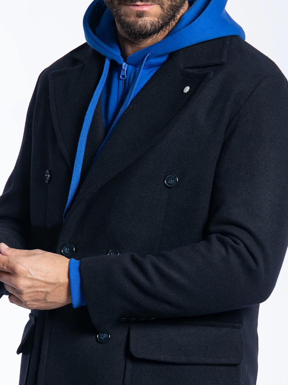 Cappotto Doppiopetto in lana
