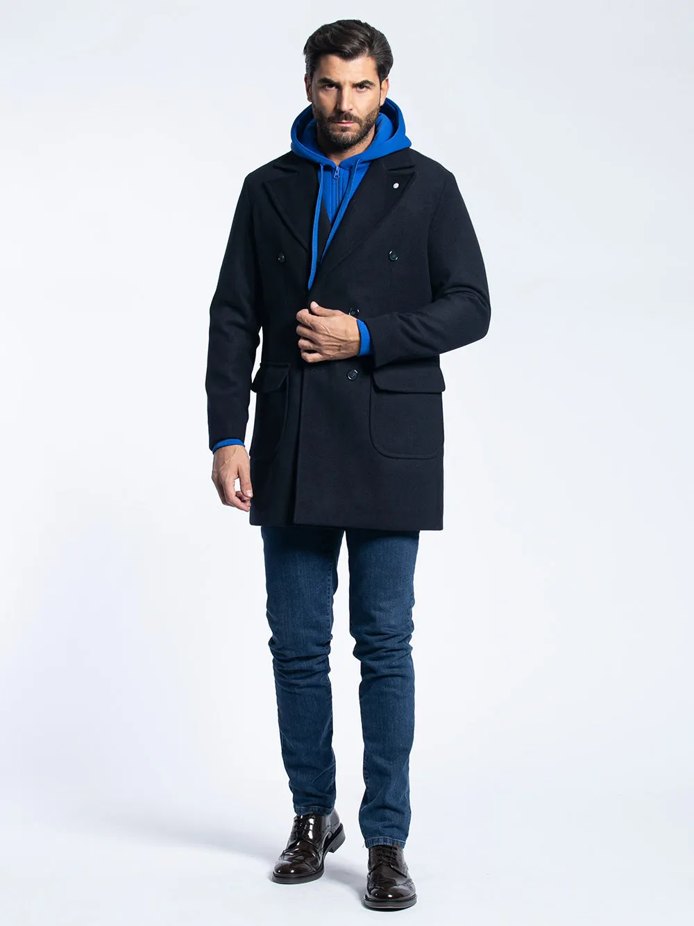 Cappotto Doppiopetto in lana