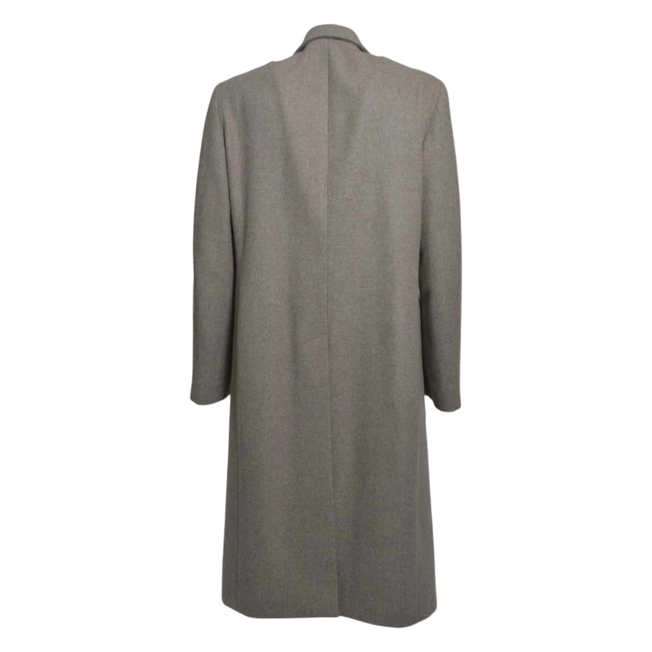 Cappotto Enea lungo in lana tortora Paura