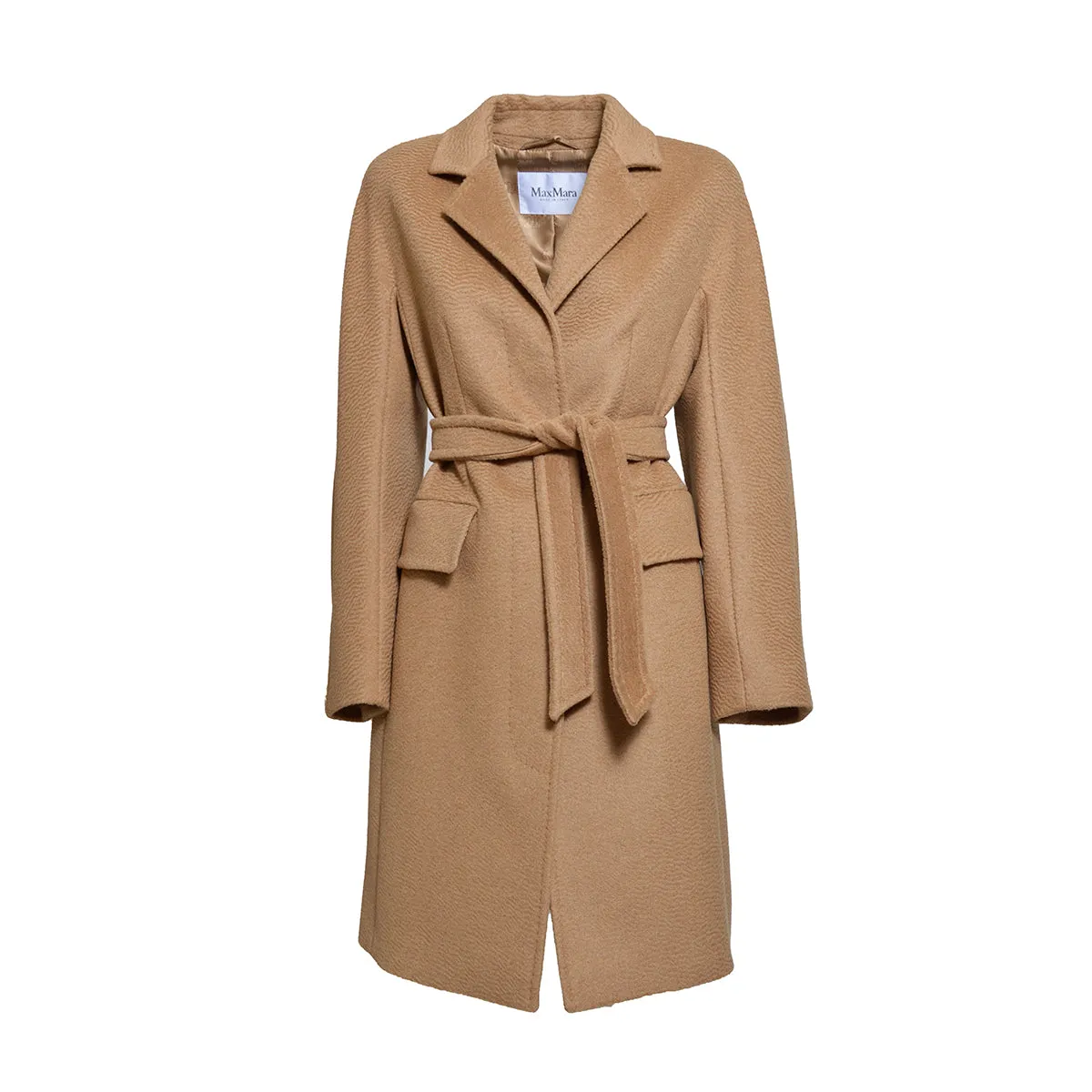 Cappotto Estella in lana vergine e cashmere cammello Max Mara
