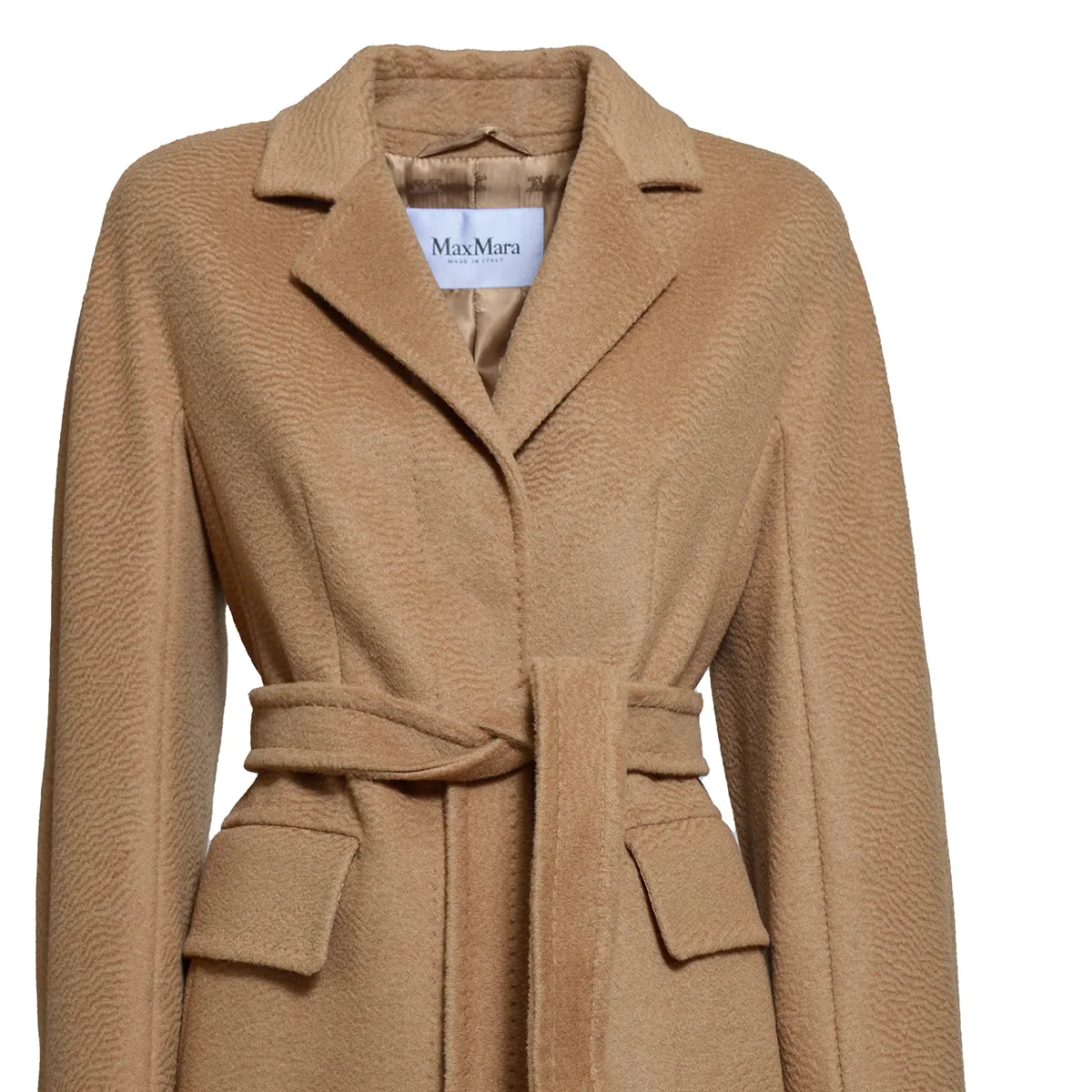 Cappotto Estella in lana vergine e cashmere cammello Max Mara
