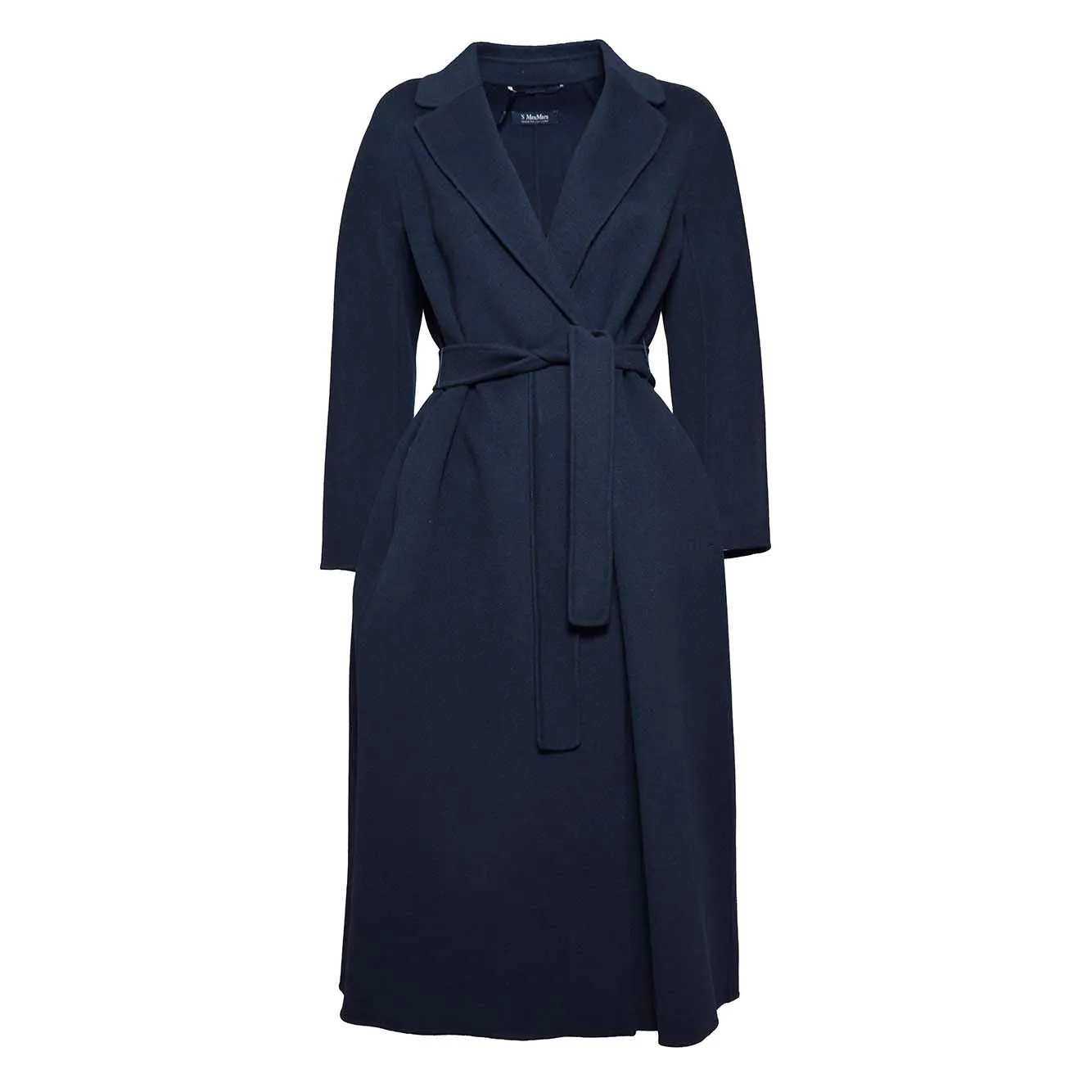 Cappotto Esturia midi in lana vergina blu S Max Mara