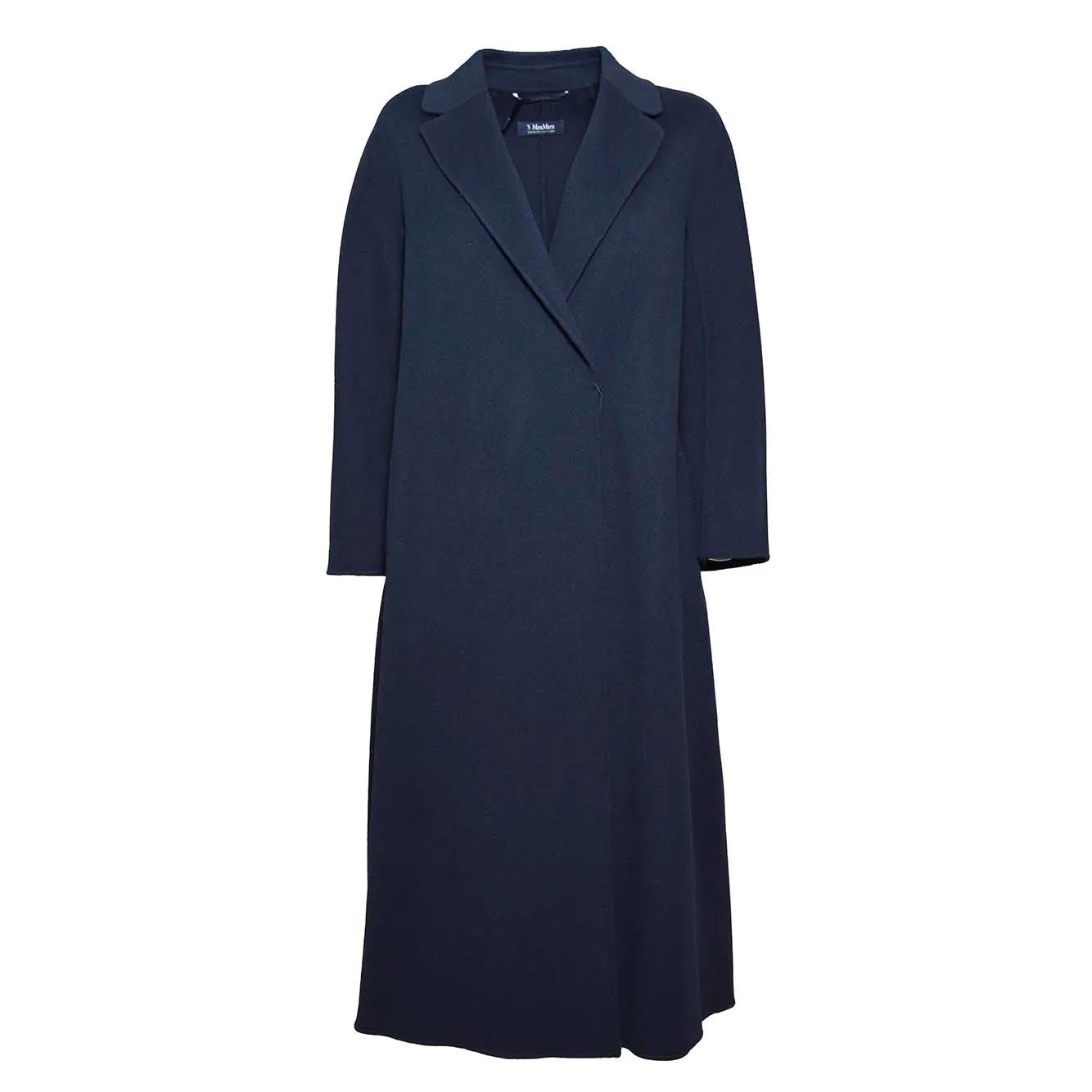 Cappotto Esturia midi in lana vergina blu S Max Mara
