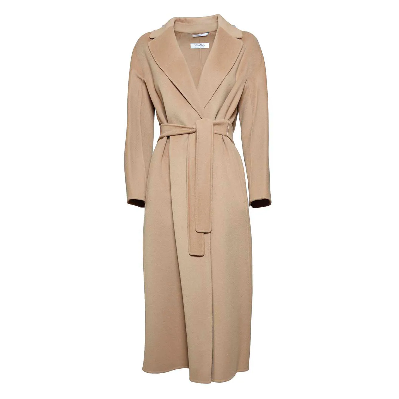 Cappotto Esturia midi in lana vergina cammello S Max Mara