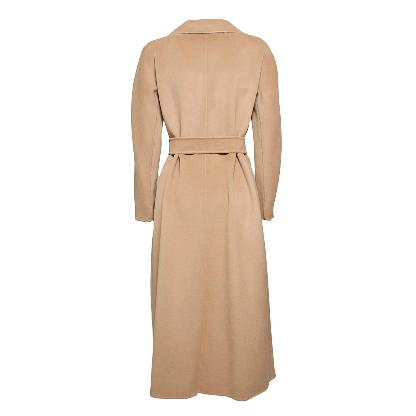Cappotto Esturia midi in lana vergina cammello S Max Mara