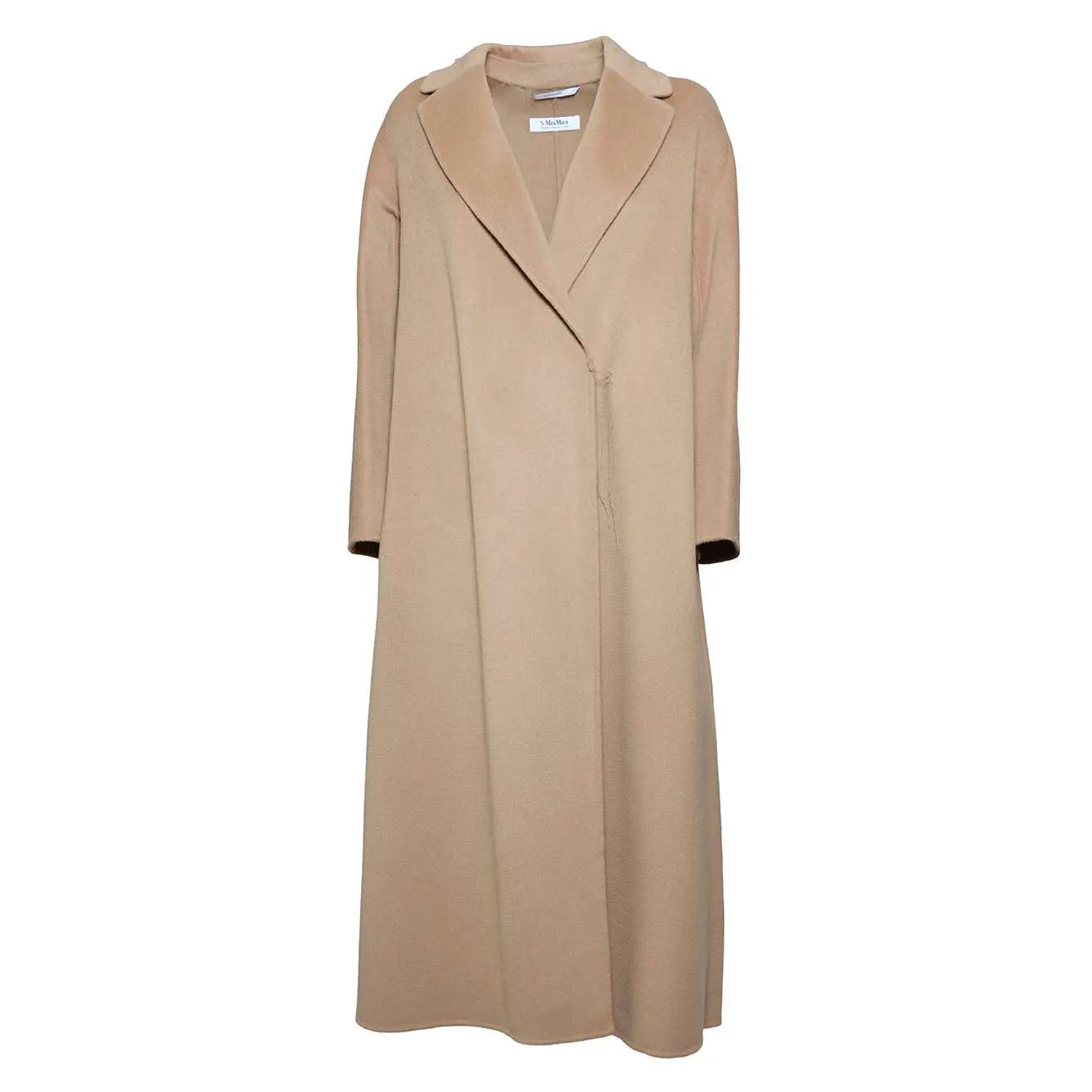 Cappotto Esturia midi in lana vergina cammello S Max Mara